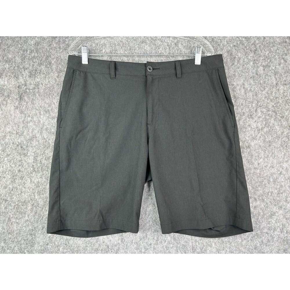 Roundtree & Yorke Men's Black Shorts Performance Stretch Size 35